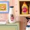 5/10 Stück Miniatur Lebensmittelmodell Spielzeug Milchflasche Getränke Puppenhauszubehör Kinderspielzeug Puppenhaus Küchenornamente Fotografie-Requisiten