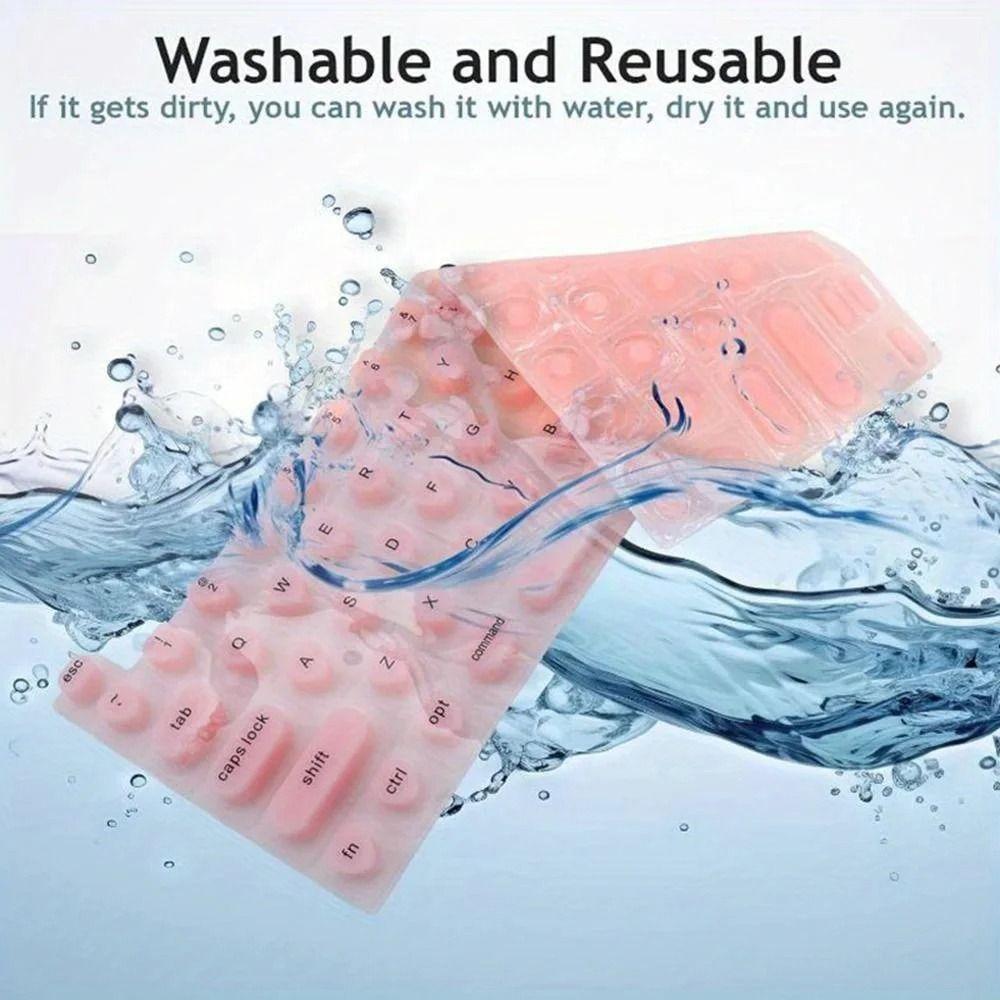 Easy Typing Laptop Keyboard Film Press Keyboard Membrane Non-slip Keys Keycaps  for Long Nails