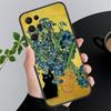 Retro Oil Painting Van-Gogh Cat Phone Case For Samsung Galaxy A52S A04S A21S A33 A23 A13 A14 A32 A52 A53 A54 A51 A71 M51
