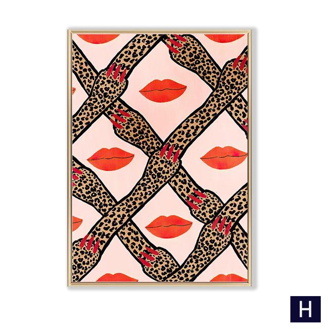 Abstract Ancient Egypt Posters And Prints Wall Pictures Boho Snake Tiger Wall Art Leopard Lady Canvas Painting For Bedroom Decor