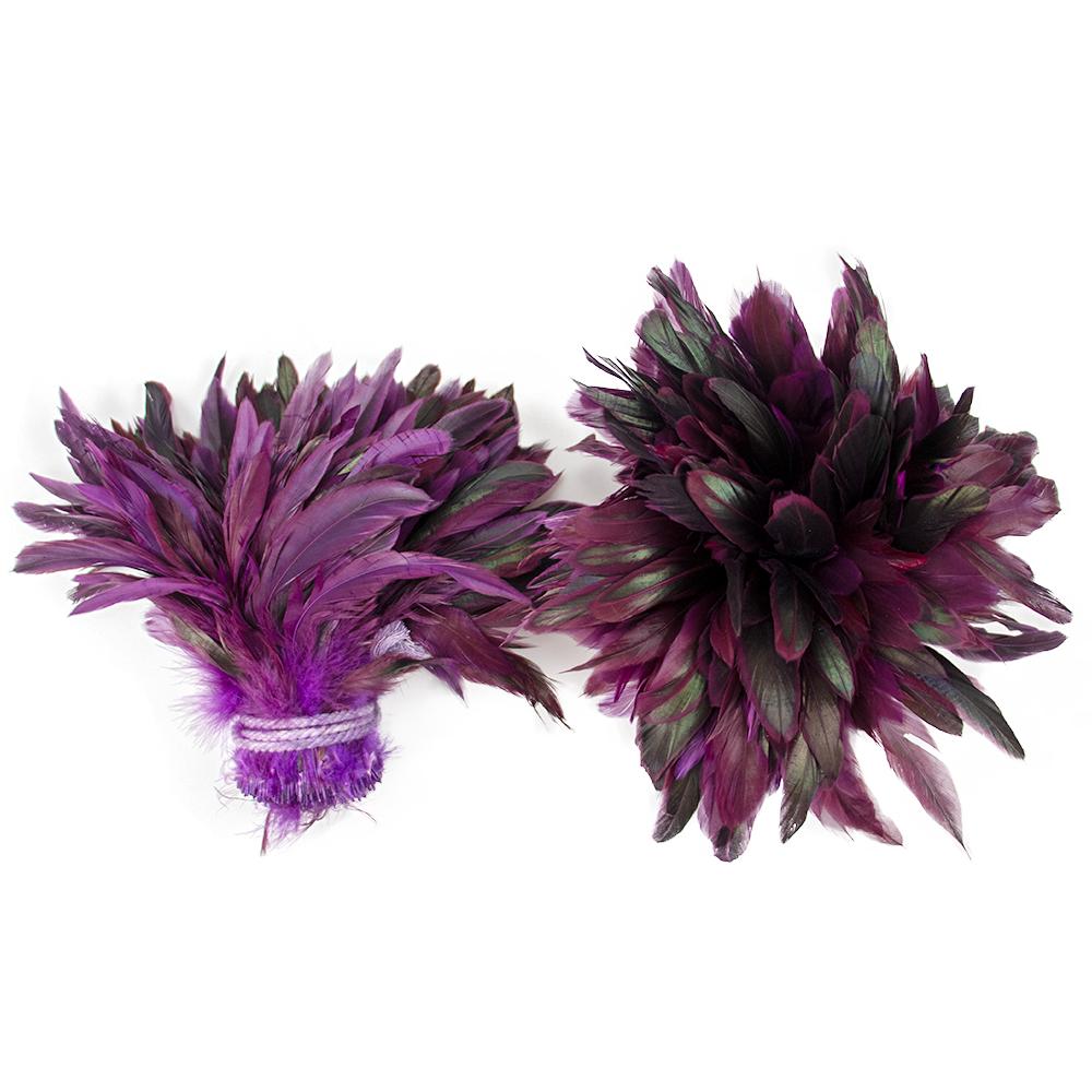 100Pcs Red Rooster Chicken Feathers Trims for Costume Party Clothimg Jewelry Making Natural Pheasant Tail 15-20 CM Multicolors