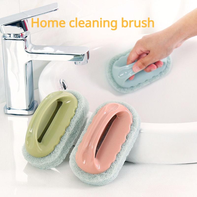 Kitchen Bathroom Tile Cleaning Brush Glass Sink Decontamination Kitchen Pot Stove Table Wall Stand Clean Cleaning Brush