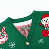 New Christmas cardigan custom autumn and winter European and American loose and versatile men's and women's casual jacquard knitted sweater jacket