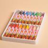 Little Fish Oil Pastel Crayons for Kids - Silky Painting & Coloring Sticks, Colored Pencils, Brushes for Kindergarten Use
