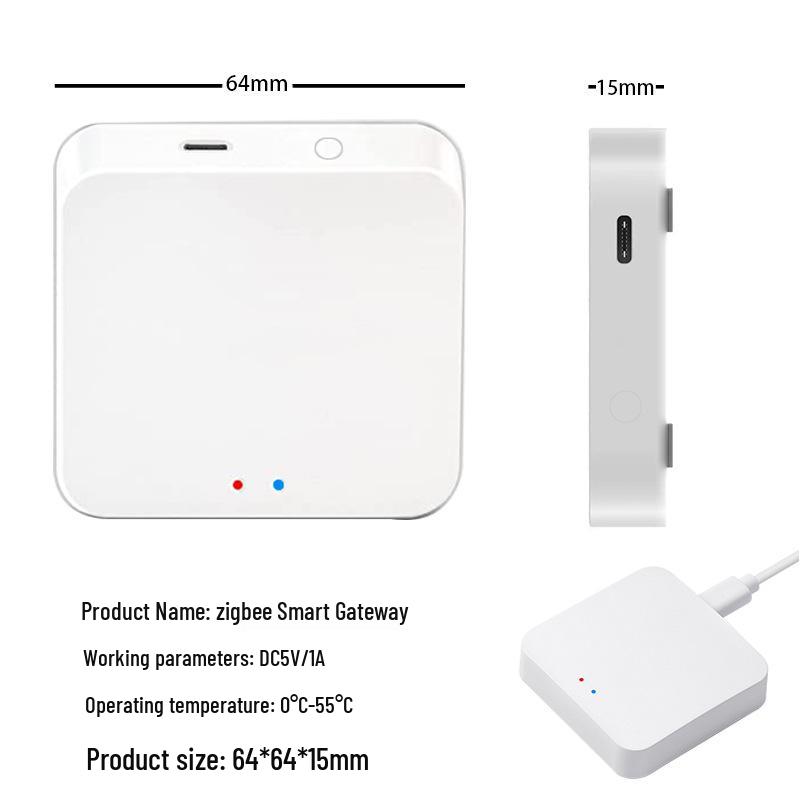 Tuya Zigbee Hub Smart Gateway with Bluetooth, Voice Control via Alexa & Google Home