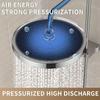 25cm Top Spray Large Water Volume Booster Shower Head Pressurized Single Head Home Bathroom Shower Head