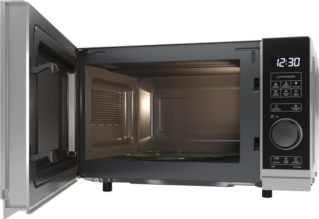 Sharp YC-PS204AE-S Microwave Oven 700 W Silver