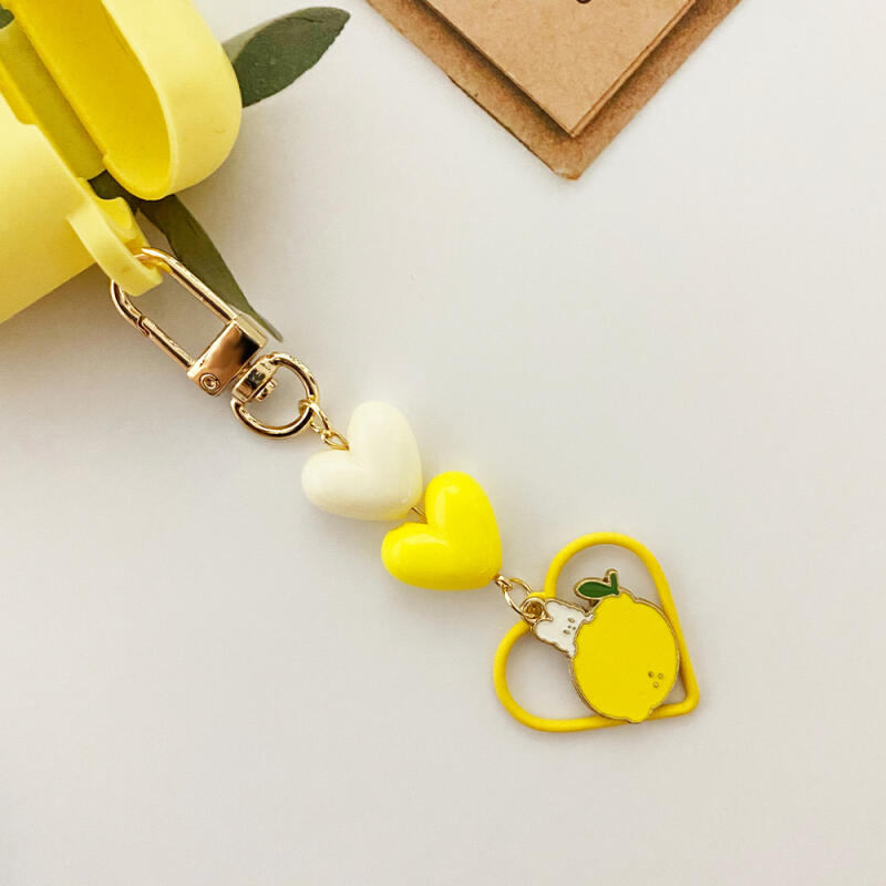 Lemon Rabbit Keychain in the Heart Single product