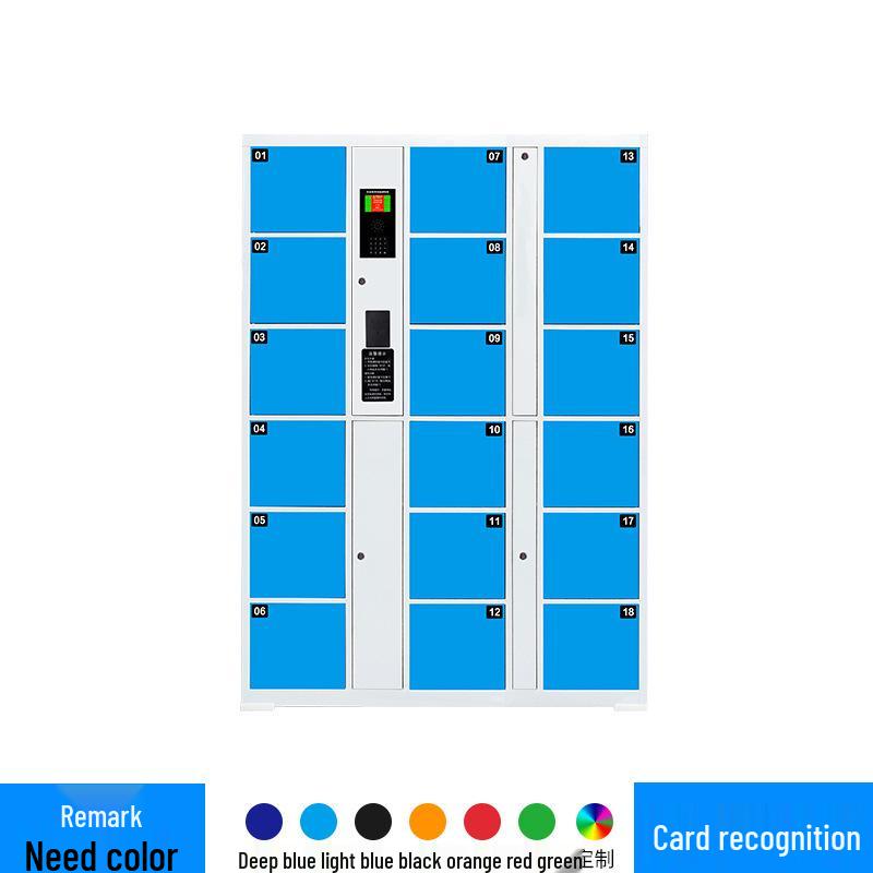 Smart Storage Cabinet with Fingerprint, Password, and Face Recognition