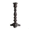 Tabletop Candle Holder Antique Metal VintageStyle Candlestick for Dining Table,