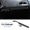 Real Soft Carbon Fiber for Dodge Challenger 2015 2016 2017 2018 2019 2020 2021 2022 2023 Sticker Interior Trim Car Storage Box