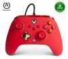 Enhanced Wired Dual Vibration Back for Xbox Series Xbox Windows 2-Year WarrantyPowerA Controller, Red, Function, Buttons, XS, One, PC, 10/11
