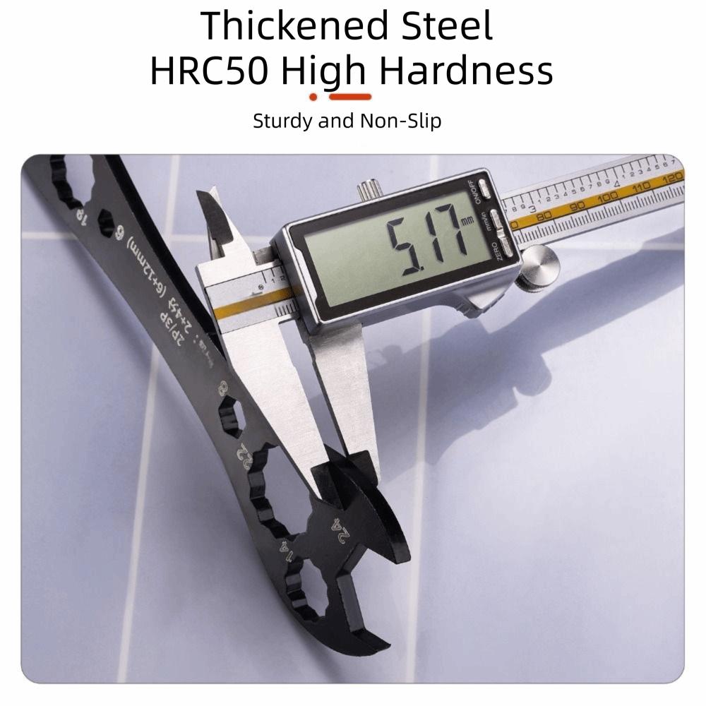 Multi-Functional Open End Wrench Thickening and Hardening Double-End Wrench