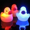 1Pc Newborn Baby Bath Time Toy Changing Duck Flashing LED Lamp Light