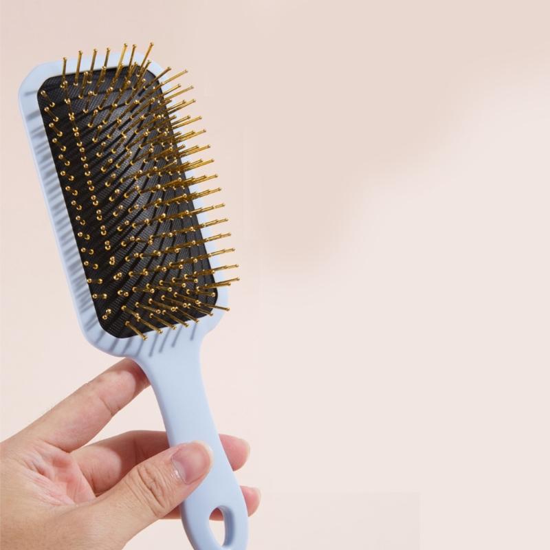 Detangling Massage Comb With Cushion Base Hair Brush And Durability ABS For Long Curly Hair Care