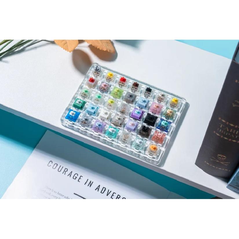 GATERON New Arrival Switch Tester G Pro 3.0 Customized DYI Hot Swap 35/20pcs Mechanical Keyboard Switch Sample Treasure Version