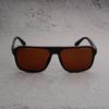 Pilot Men's Polarized Punk Style Sunglasses - Lightweight Sports Driving with Spring Hinges and Sun Protection.