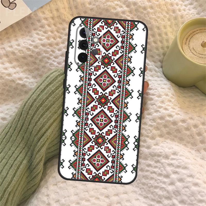Ukrainian Pattern For Samsung Galaxy A52 A52S A32 A12 A22 A72 A21S A50 A70 A71 A51 A33 A73 A53 Cover Case