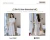 Goddess Style Slimming Ruffled Floral Tea-length Dress