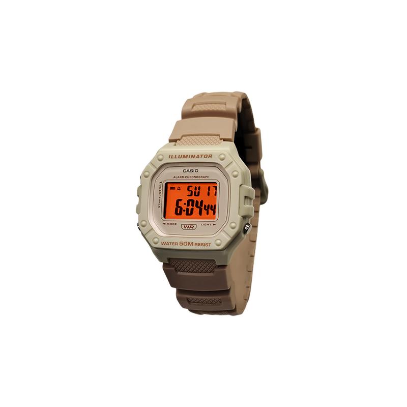 CASIO Customized watch modified series fashion trend life waterproof W-218HC-4A2V modified-Skyline Rose Quartz resin FenSeBiaoDaiChengSeBiaoJing