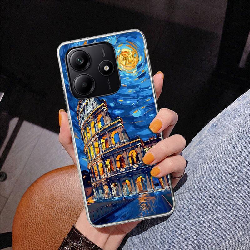 Roman Colosseum Phone Case For Xiaomi Redmi Note 15 14 13 12S 12 11 Pro Plus 14S 11S 11E 10 10S 11T 5G Personalized Cover Redmi