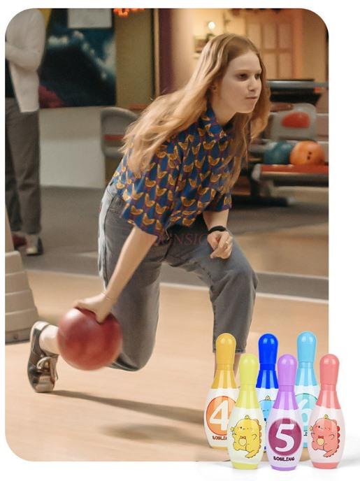 Children'S Indoor Bowling Toy Set Kindergarten Parent-Child Sports Ball Puzzle Badminton For Boys And Girls