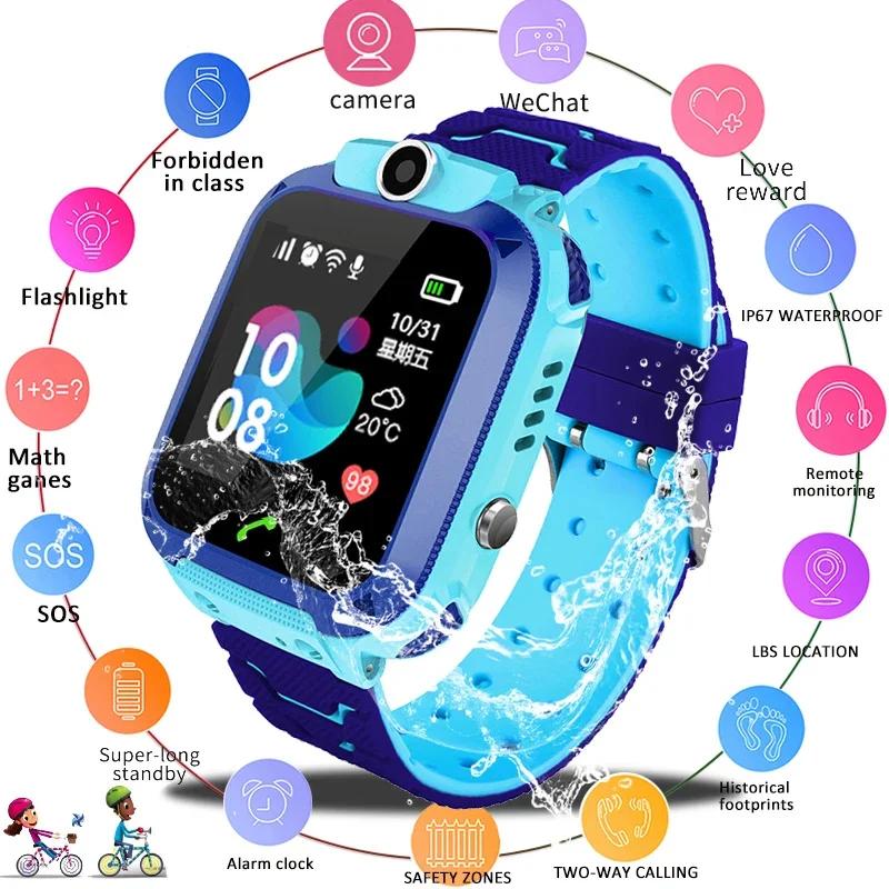 Children’s Waterproof Smartwatch - GPS Tracker, SOS Emergency Call & Geo-Fence (Ideal Birthday Gift)