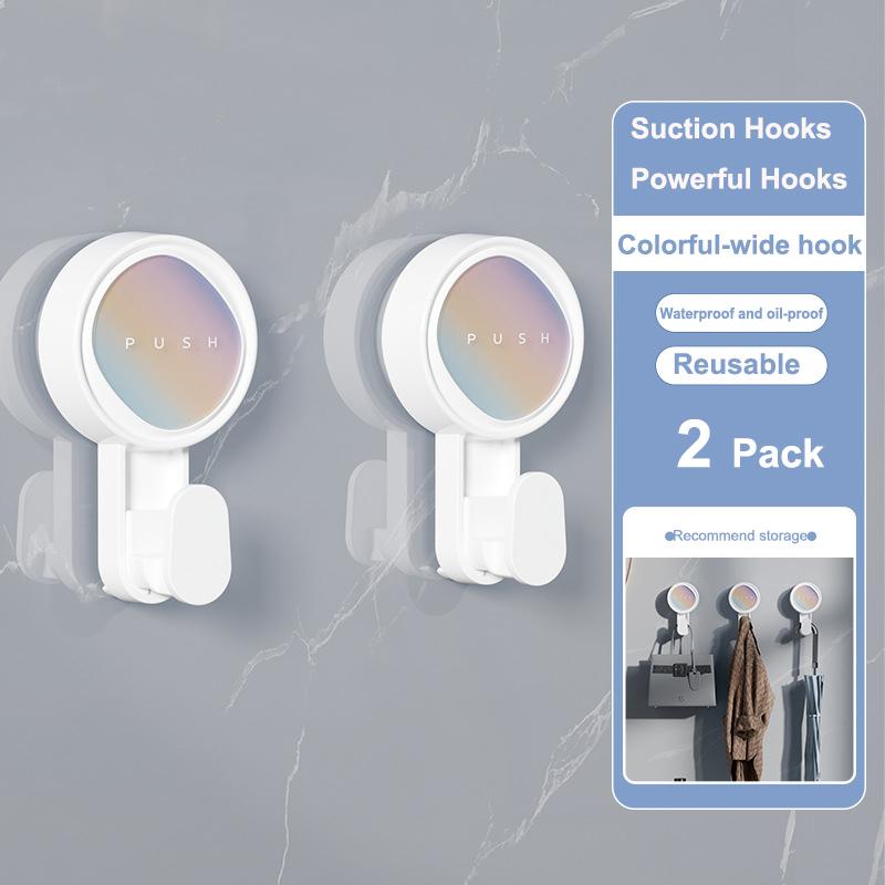 Suction Hooks Powerful Suction Cup Hooks Vacuum Suction Holder Heavy Duty Shower Glass Window Hanger Waterproof Suction Hanger