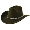Unisex Western Denims Hat Wide Border Hat Polyester Outdoor Fashion Hat Fashion Accessory for Men and Women