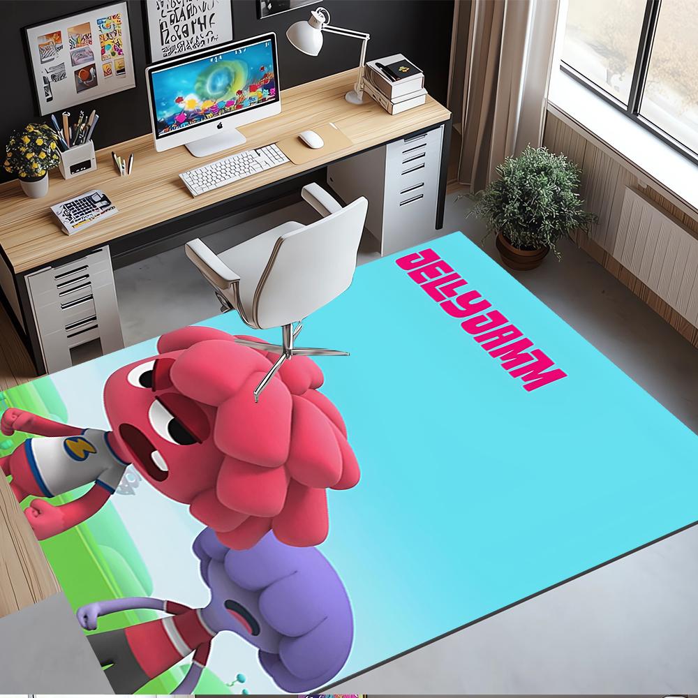 Huggy Wuggy Printed Carpet Rug for Office Chair Living Room Bedroom Kitchen Room Decor Gifts