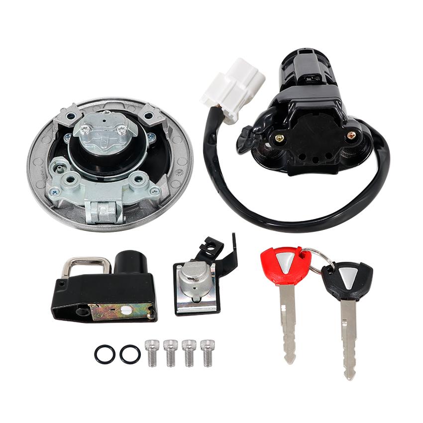 Ignition Key Lock Switch Set Motorcycle Key Kit For Kawasaki EX500 Ninja 500 ER500 Z500 ER500 Z500 ABS SE SE ABS OEM:27048-5276