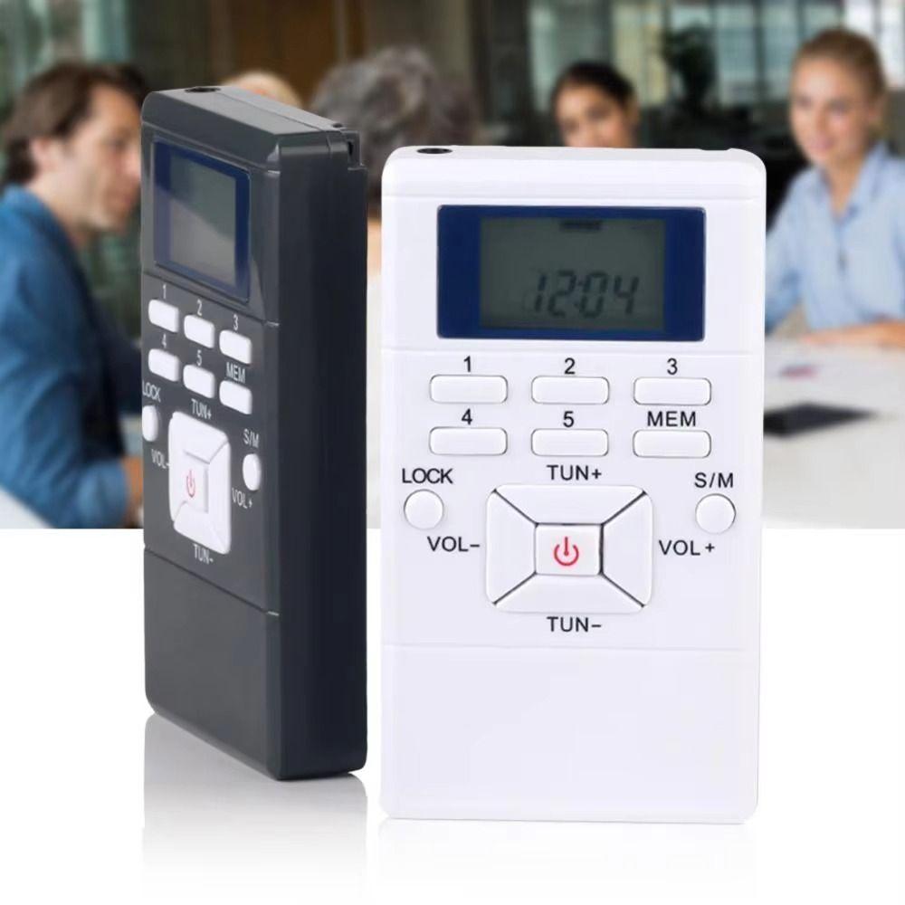 FM (Frequency Modulation) Digital FM Radio Audio AF Music Player FM Radio Receiver  For The Aged