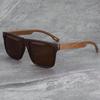 New Men Driving Casual Sunglasses Wood Grain Spring Hinges Glasses Protection Unisex Outdoor Daily Eyewear Uv400