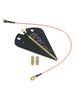 1pc HT5 Upgraded 1300MHz-10GHz UWB Log-Periodic Antenna Linear Polarized Directional Antenna For 2.4GHZ/5.8GHZ VTX Connector