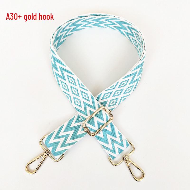 Bunter Damen-Taschen-Ersatzriemen - Bestickt, Breit, Dekompressionsfähig, Einzelne Schulter, Umhängetasche, Rucksack, Lanyard-Stil.