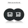For Honda Car Logo New Cup Holder Coaster Silicone Non Slip Pad For Honda Civic Fit Jazz Accord Pilot Passport Stepwgn CRV BRV C