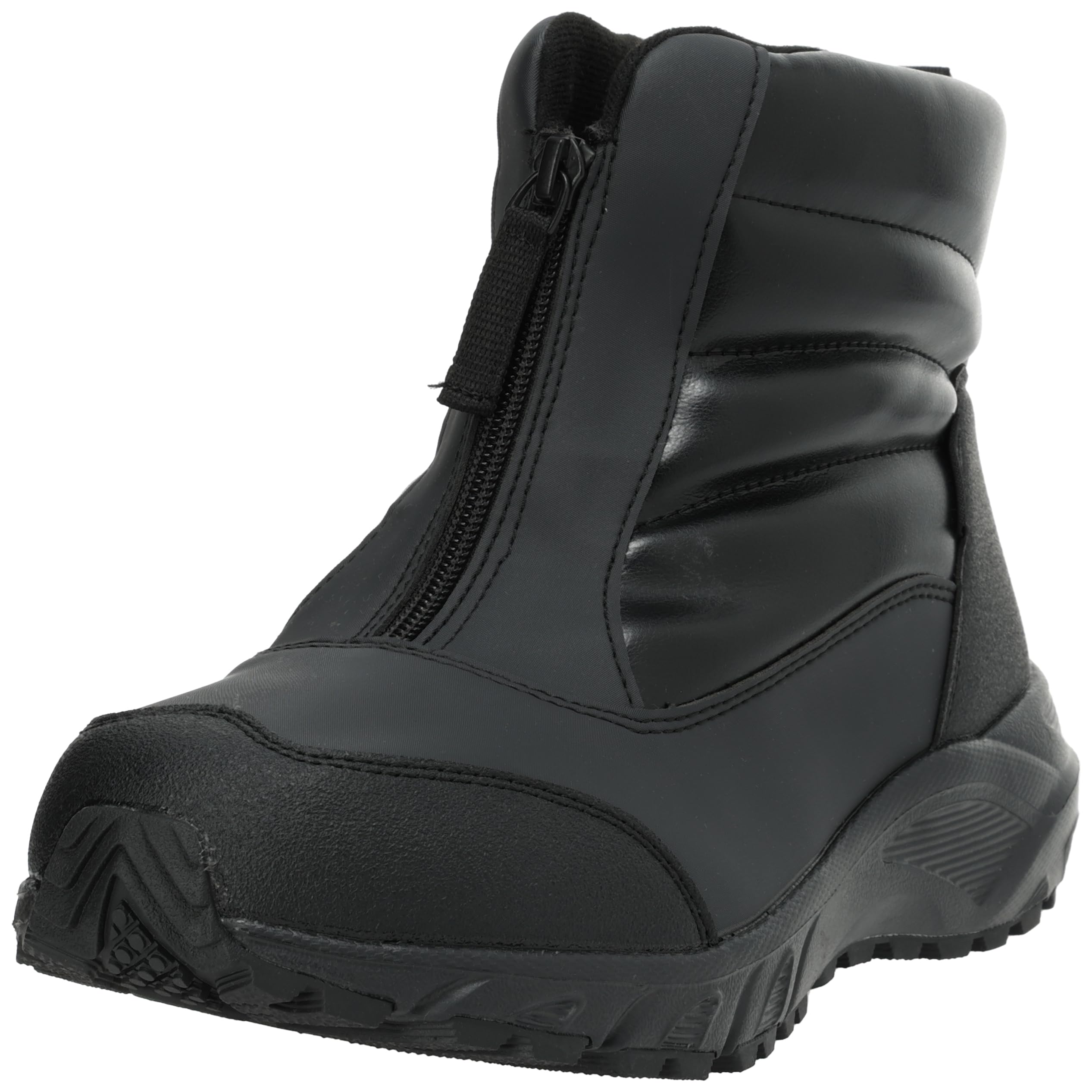 

Spalding Men s Waterproof Snow Boots, Wide Width, 6E, SFW 4130, Black, Size 24.5 cm