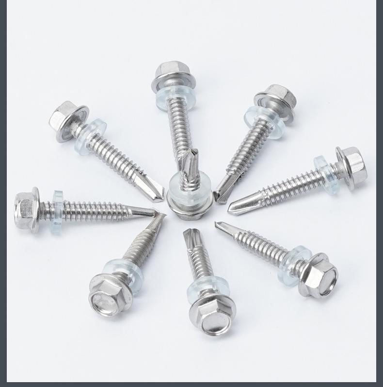 Rust-Proof 410 Stainless Steel M5.5 Hex Head Self-Drilling Self-Tapping Screw