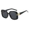 NEW Women Sun Glasse Oversize Frame Anti-UV Spectacles Personality Eyeglasses Double Beam Ornamental Square Sunglasses