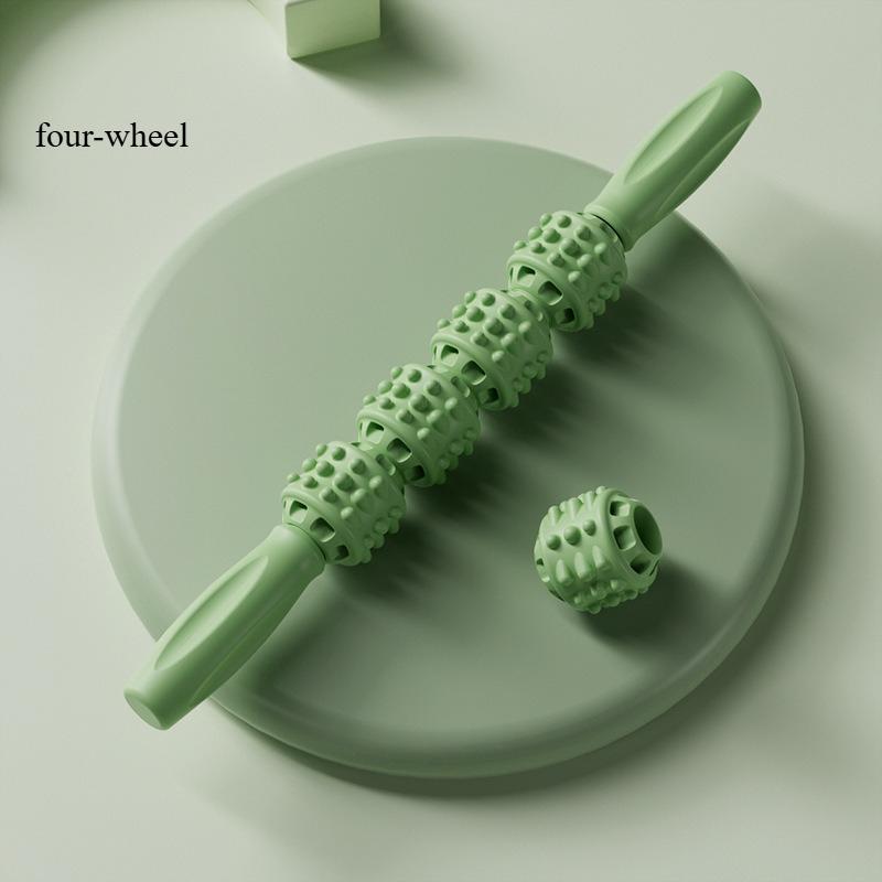 Massage Stick Wolf Teeth Stick Fitness Muscle Relaxation Massage Roller Yoga Fascia Langya Stick