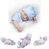 10" Lifelike Full Body Soft Vinyl Silicone Dolls Real Newborn Baby Girl Handmade