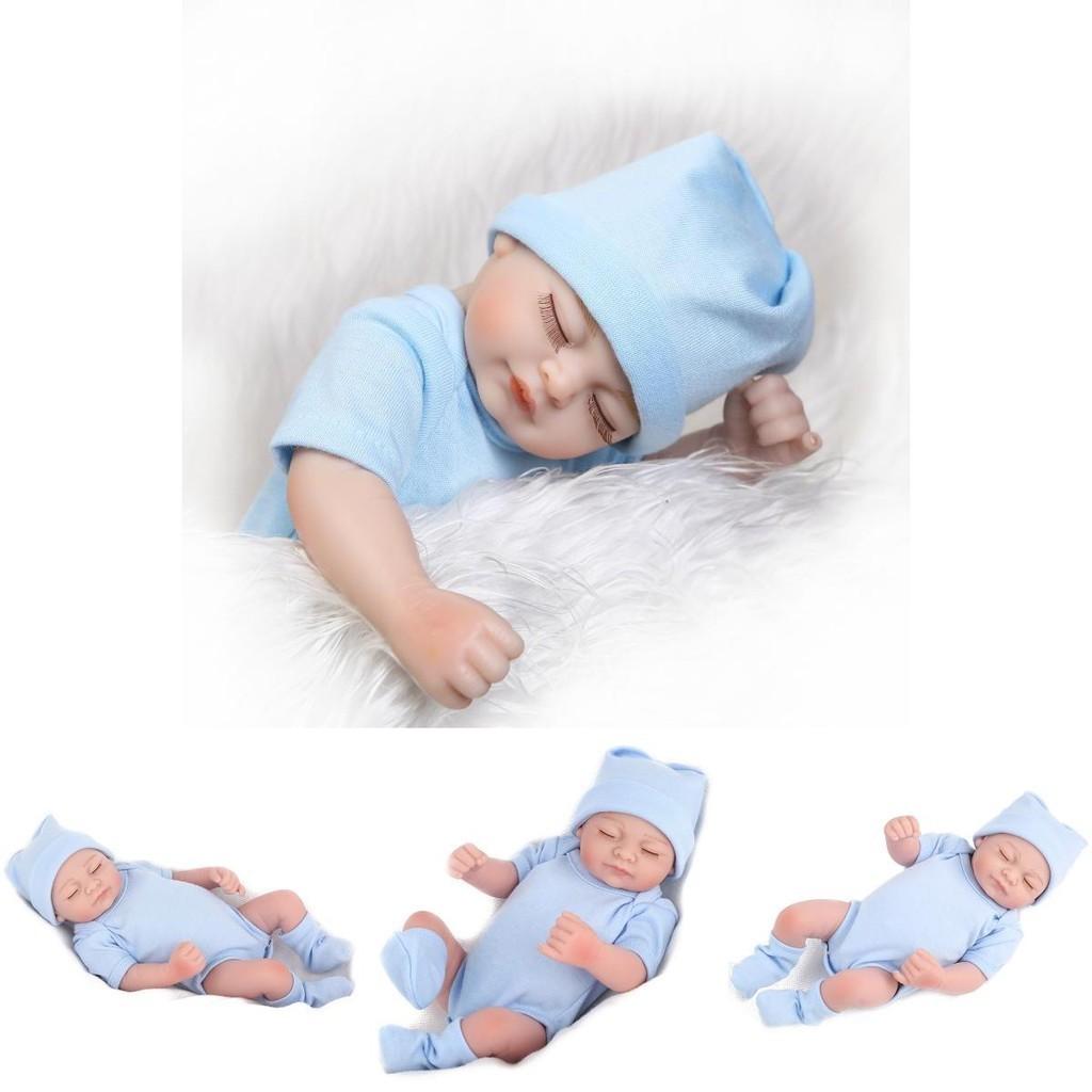 10" Lifelike Full Body Soft Vinyl Silicone Dolls Real Newborn Baby Girl Handmade