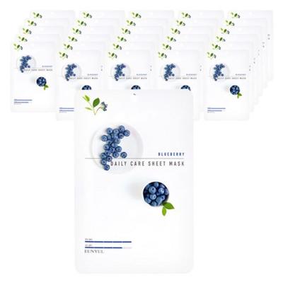 Eunyul Blueberry Daily Care Sheet Mask 22ml*30ea