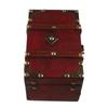 Antique Design Treasure Chest Vintage Trunk Containers Organizer Wooden Treasure Box  Props
