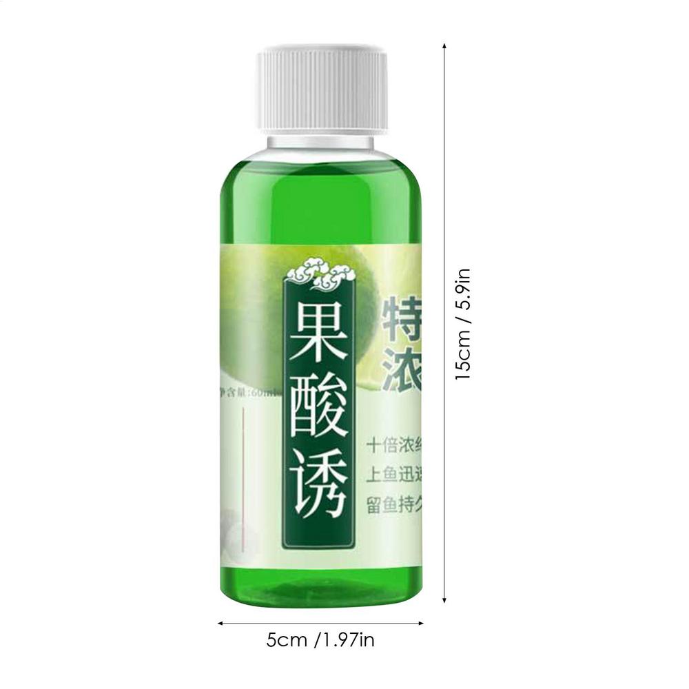 60ml Fish Bait Liquid Attractant High Concentration Red Worm Fish Bait Attractant Enhancer Fishing Accessories Fruit Acid Induce