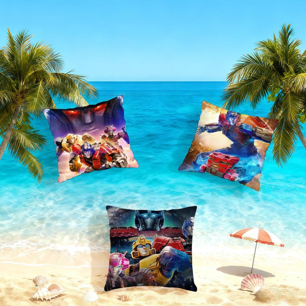 TTransformersES OOne Cartoon cushion cover Home Bedding Sofa living Room pillowcase Simple Soft Skin Cushion Cover Party Gift