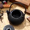 Mini Iron Teapot Small Tea Kettle Cast Iron Decorative Ornament Classic Vintage Tabletop Adornment for Home Office