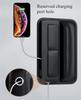 PU Leather Car Console Side Seat Gap Filler Front Seat Organizer for Cellphone Key Coins Stop Dropping between Seats Black