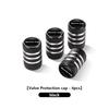 AZP2  4pcs Car Wheel Tire Valve Stems Cap Dustproof Protection Cover For Mercedes Benz AMG C180 C300 W124 W176 W177 C200 C260 GLC CLE