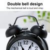 Alarm Clock Twin Bell Silent Movement Metal Heavy Sleepers Alarm Clock Luminous  Alarm Clock